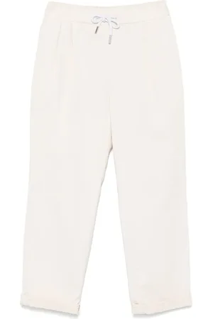 Brunello Cucinelli Pantalones con diseño tejido
