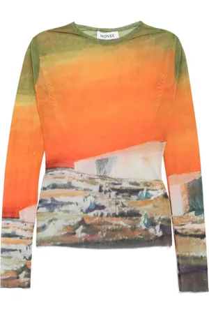 MONSE Top con estampado gráfico