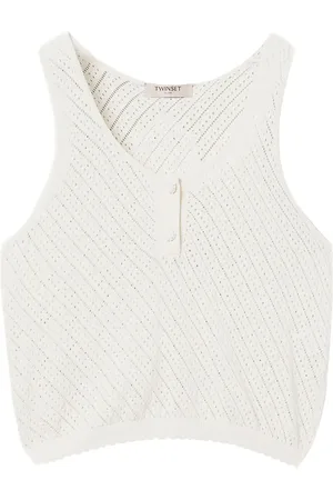 Twin-Set Top tejido sin mangas
