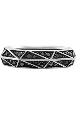 David Yurman Anillo Torqued Faceted en plata de ley de 6mm
