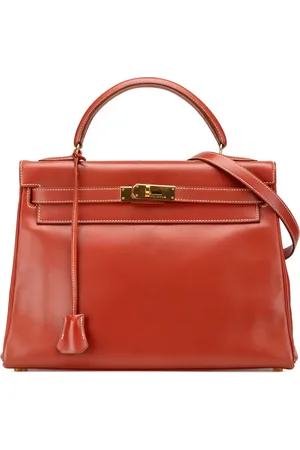 Hermès Bolsa satchel Box Calf Kelly Retourne 32 1995
