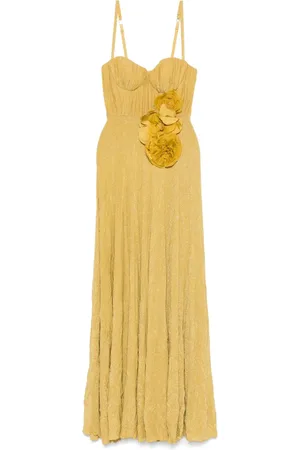 Elisabetta Franchi Vestido de fiesta con aplique floral