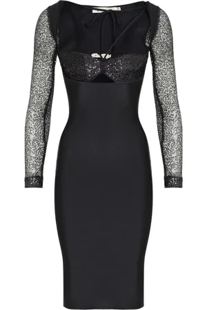 Lethicia Bronstein Vestido midi Bourbon