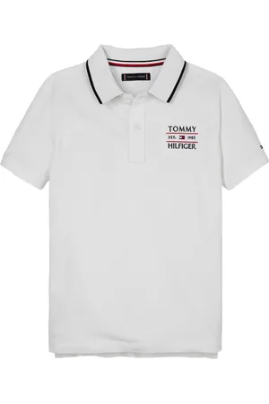 Tommy Hilfiger Playera tipo polo con logo bordado