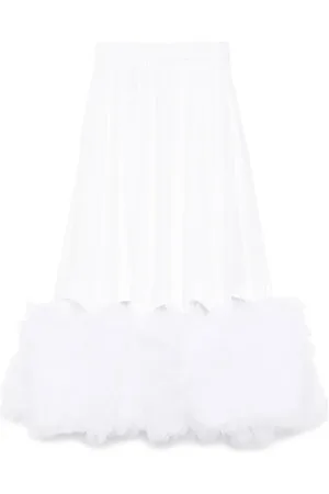 NOIR KEI NINOMIYA Falda midi de algodón