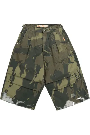 Rick Owens Shorts con estampado militar