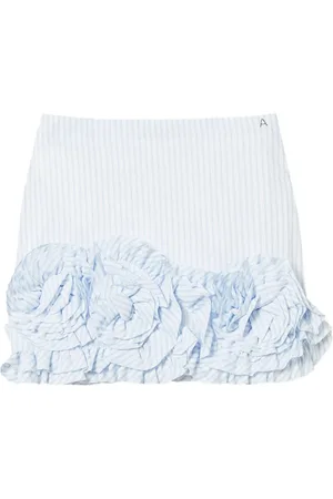 Twin-Set Falda corta con detalle de volantes