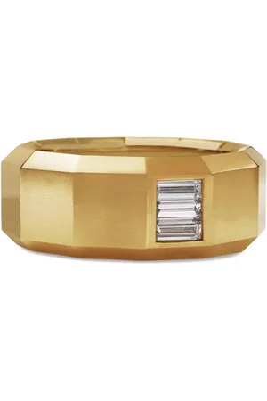 David Yurman Anillo Faceted en oro amarillo de 18kt con diamantes de 10mm