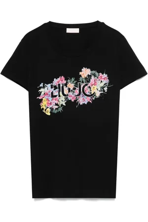Liu Jo Playera con detalles de cristal