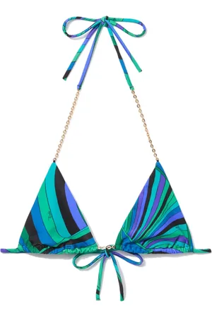Puccini Top de bikini estilo triángulo