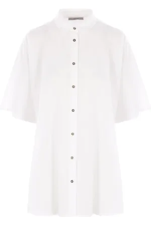 DUSAN Camisa de algodón