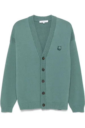 Maison Kitsuné Cárdigan con parche Bold Fox Head