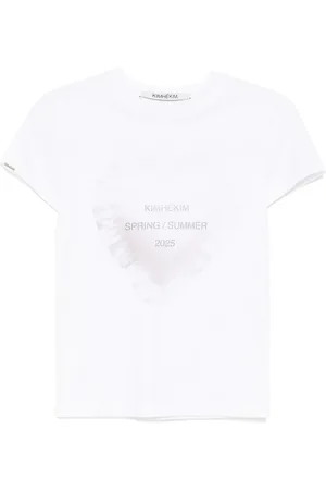 KIMHEKIM Playera con estampado gráfico