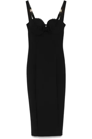 Elisabetta Franchi Vestido midi de crepé