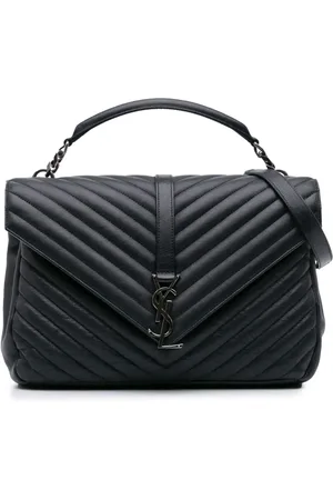 Saint Laurent Bolsa satchel Large Sheepskin Chevron Monogram College 2016