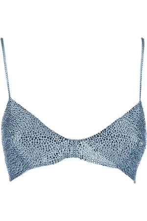 ERMANNO SCERVINO Top con detalles de cristal