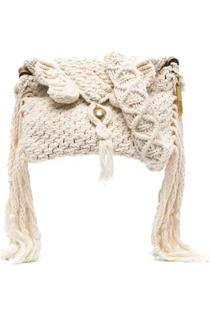 Isabel Marant Bolsa de hombro tejida de crochet