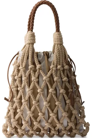 Prada Tote de macramé mediana