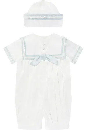 Sarah Louise Romper con cuello marinero