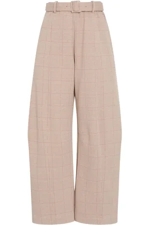 ROSETTA GETTY Pantalones tapered con cinturón