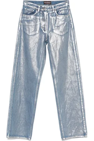 MVP Wardrobe Jeans con acabado metalizado