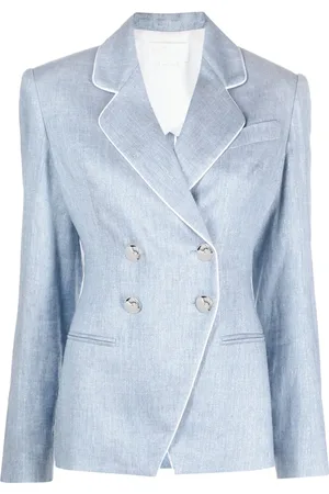 GENNY Blazer con doble botonadura y ribetes