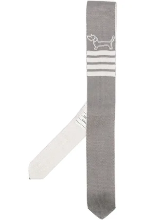 Thom Browne Corbata de seda Hector Icon