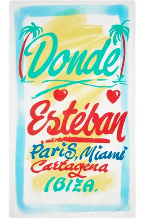 Donde Esteban Toalla de playa con logo estampado