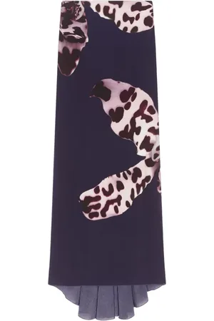 DRIES VAN NOTEN Falda drapeada