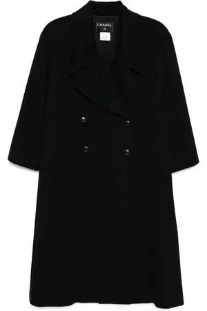 CHANEL Abrigo con doble botonadura 1998