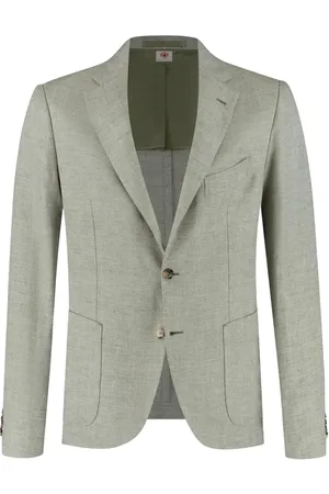LUIGI BORRELLI NAPOLI Blazer con motivo pied de poule