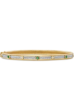 David Yurman Pulsera Modern Renaissance en oro amarillo de 18kt con diamantes