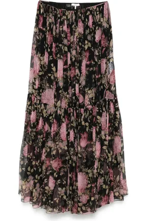 Chloé Falda con estampado floral