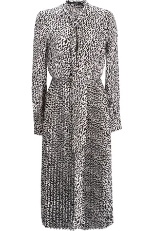 Karl Lagerfeld Vestido midi con estampado geométrico
