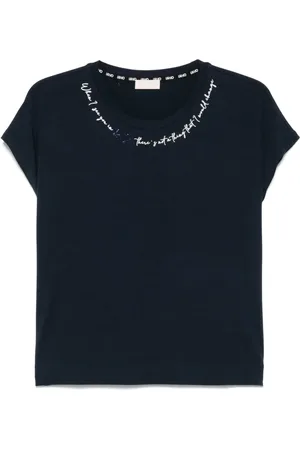 Liu Jo Playera con logo y detalles