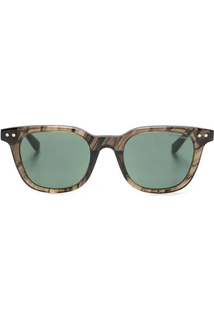 Montblanc Lentes de sol con placa del logo