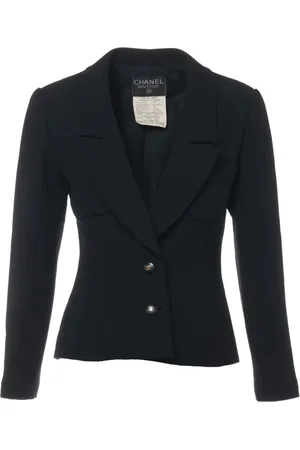 CHANEL Blazer con botones Interlocking CC 1995