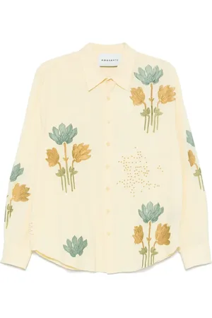 AMARANTO Camisa con bordado