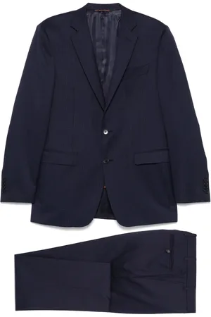 CANALI Traje con motivo de cuadros