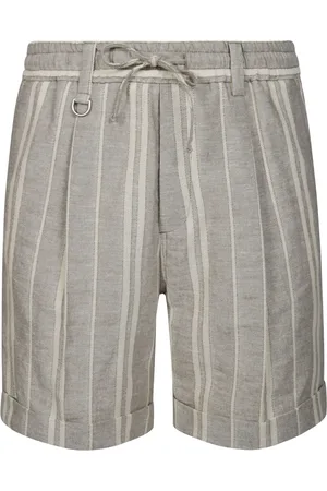 Paolo Pecora Shorts con estampado de rayas