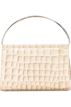 Cartier Bolsa de mano de piel de cordero con efecto en relieve de piel de cocodrilo 2010-2024