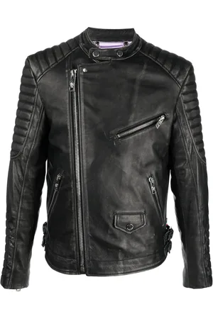 Philipp Plein Chamarra Skull Bones metalizada