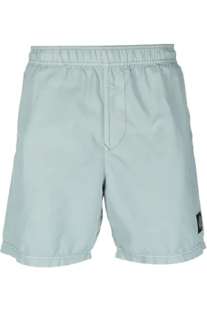 Stone Island Shorts de playa con parche del logo