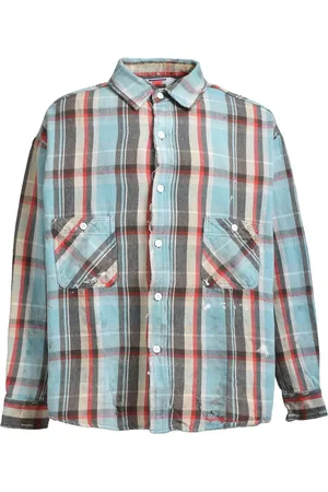 SAINT MXXXXXX Camisa con estampado de cuadros
