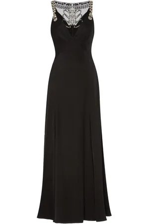 TEMPERLEY LONDON Vestido largo con cuello en V