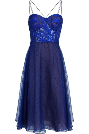 Lethicia Bronstein Vestido midi Poá