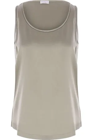 Brunello Cucinelli Camiseta de seda