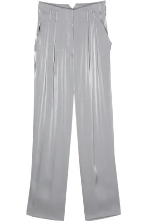 GENNY Pantalones de lamé rectos