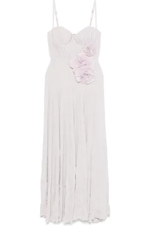 Elisabetta Franchi Vestido de fiesta con aplique floral