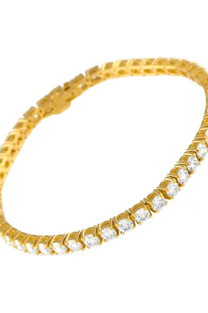 LB Exclusive 18K yellow gold Tennis diamond bracelet
